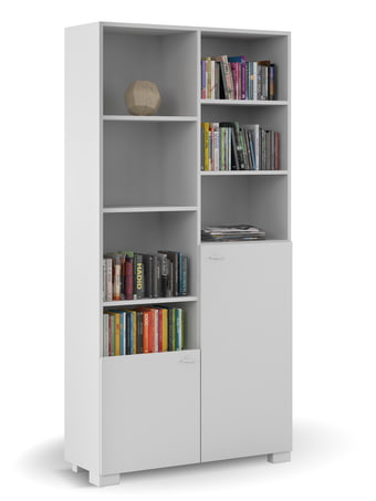 Regál 100 vysoký UNI White