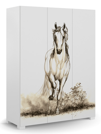 Skříň 150 Horse White