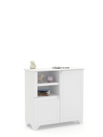 Regál 100 nízký Simple White