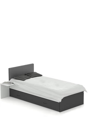 Postel 90x200 Grey Dark
