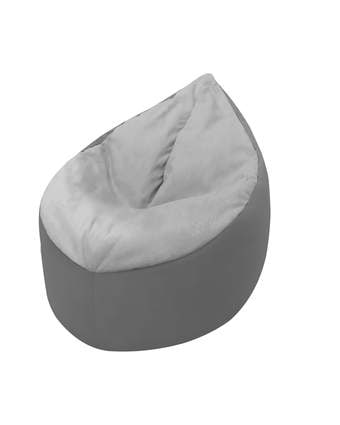 Sedací vak Heart grey