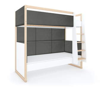 Palanda Dual White Anthracite Pravá