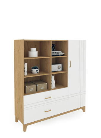 Regál nízký 150 Hygge Oak