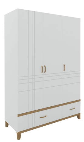 Šatní skříň 150 Hygge White