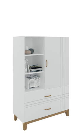 Regál nízký 100 Hygge White