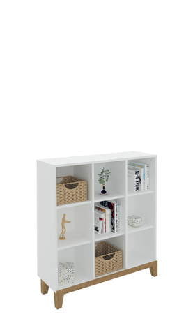 Knihovna Scandi White