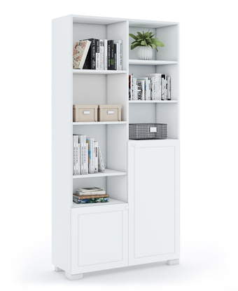 Regál 100 vysoký Frame White