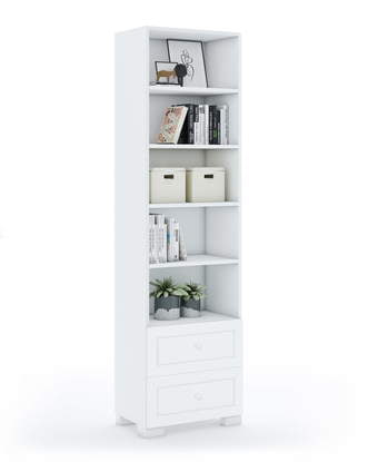Regál 55 vysoký Frame White