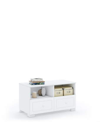Skříňka RTV 100 Frame White