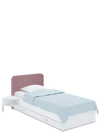 Polstrovaná postel Soft 120x200 Pink