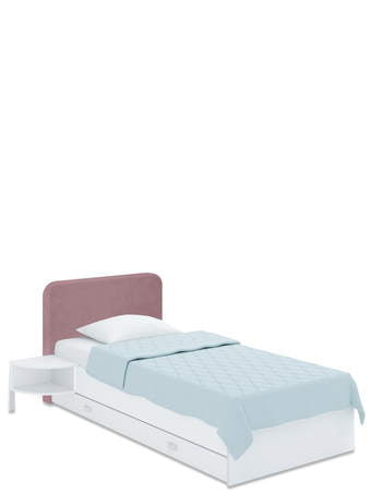 Polstrovaná postel Soft 90x170 Pink