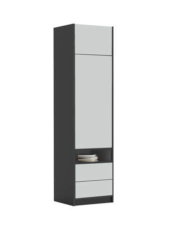 Šatní skříň 60-2-60L/240 Dark Grey