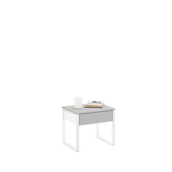 Noční stolek MODE White Grey