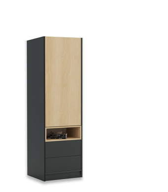 Šatní skříň 60-2-60L/200 Loft
