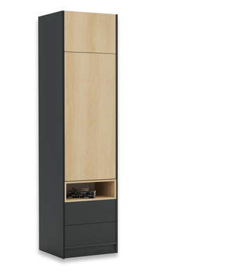 Šatní skříň 60-2-60P/240 Loft