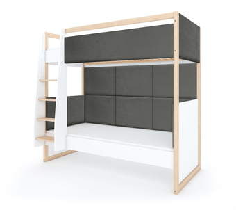 Palanda Dual White Anthracite Levá