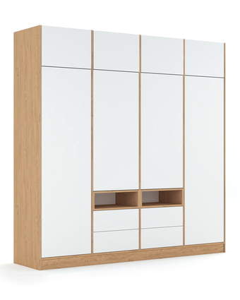 Šatní skříň  240-4-60/240 White Oak