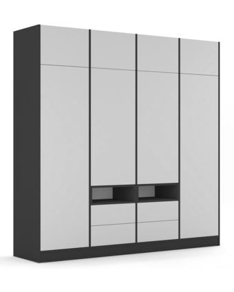 Šatní skříň 240-4-60/240 Dark Grey