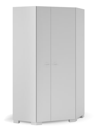 Rohová skříň UNI White