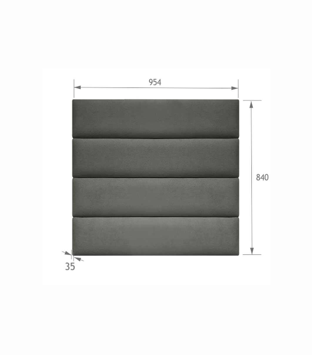4-Panel 90 Anthracite 4-Panel 90 Anthracite