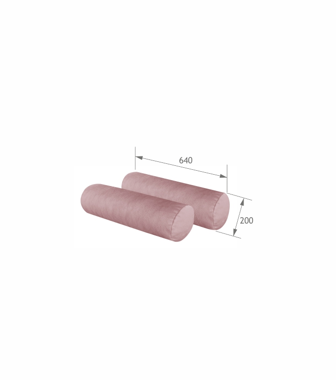 Wałki Tapicerowane Pink