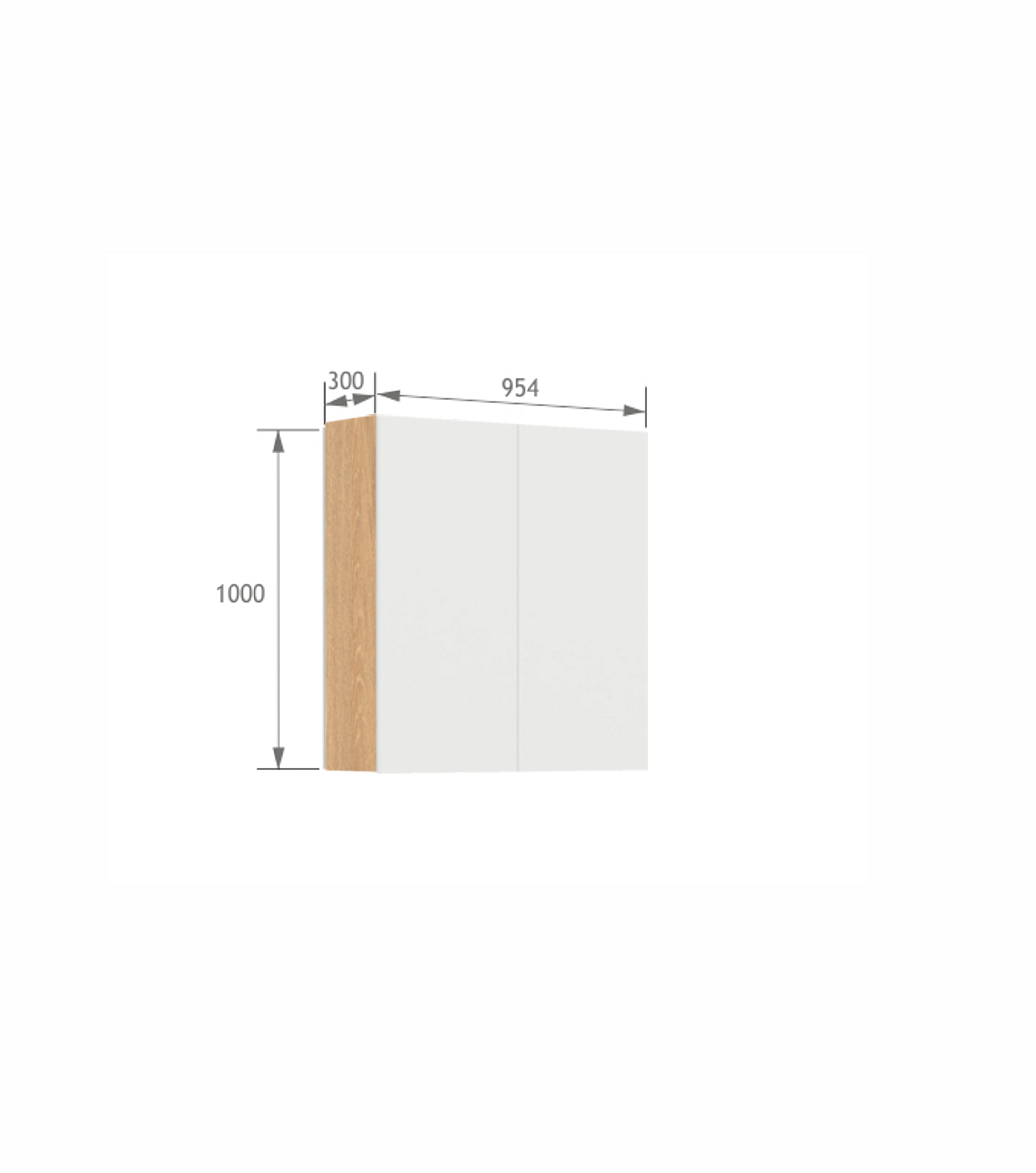 Szafka 950-30 White Oak