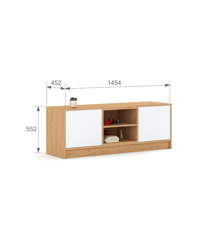 Skříňka RTV 145 Mode White Oak Skříňka RTV 145 Mode White Oak